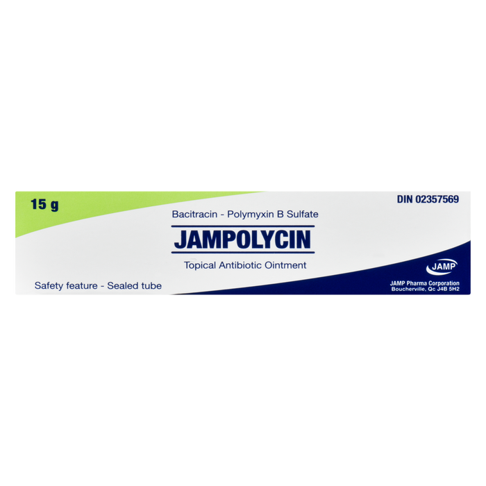 Pommade antibiotique topique JAMP JAMPolycin 15 g