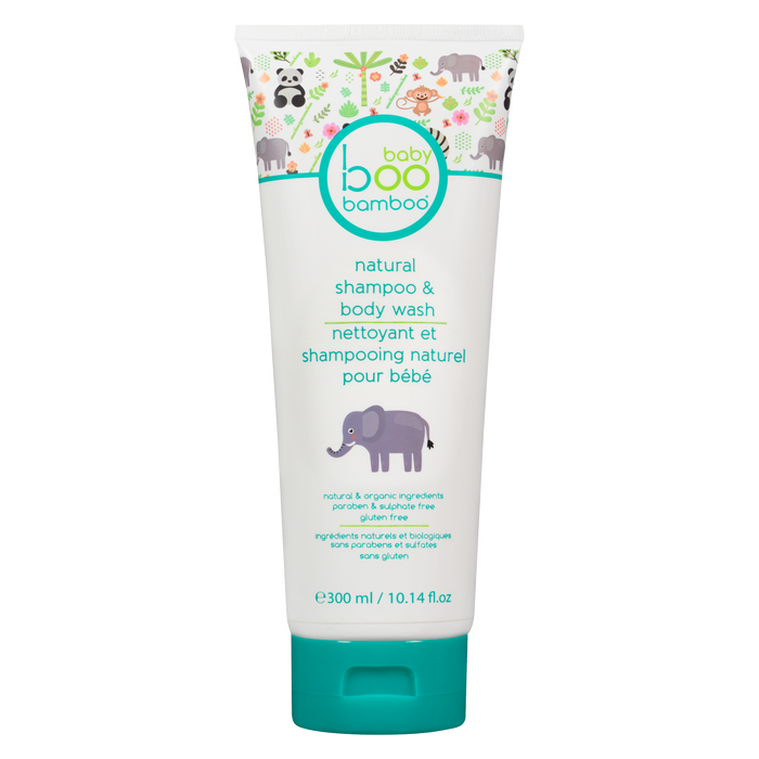 Shampoing et gel douche naturel Boo Bamboo Baby 300 ml