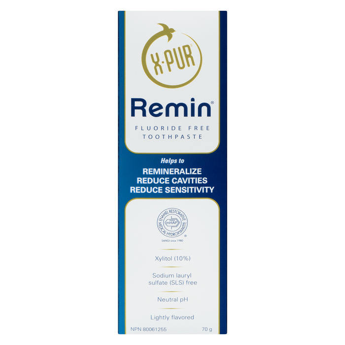 X-PUR Remin Fluoride Free Toothpaste 70 g