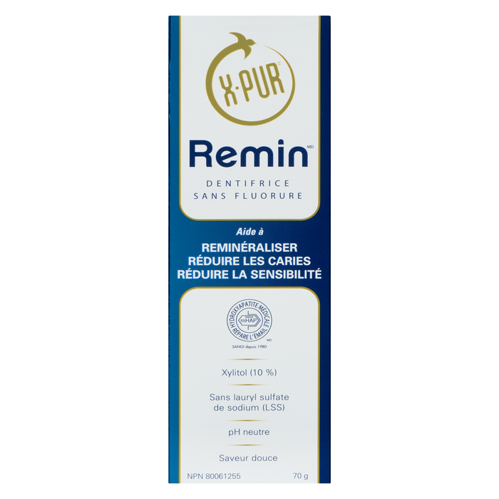 X-PUR Remin Fluoride Free Toothpaste 70 g