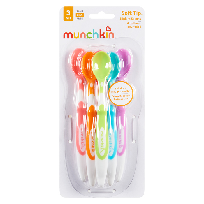 Munchkin Soft Tip 3 m + 6 cuillères pour bébé