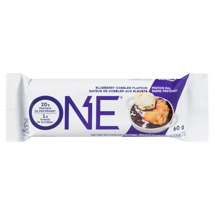 Barre protéinée ONE saveur Blueberry Cobbler 60 g