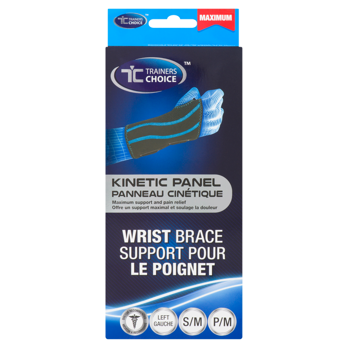 Trainers Choice Wrist Brace Support Left S/M