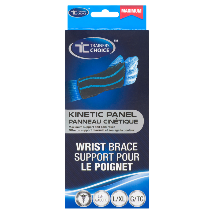 Trainers Choice Wrist Brace Support Left L/XL