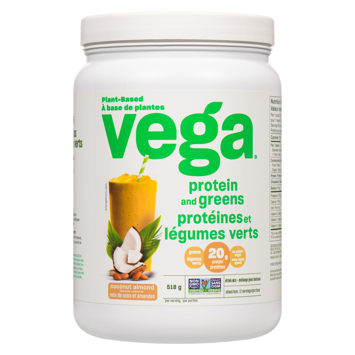 Vega Drink Mix Coconut Almond Flavoured 518 g