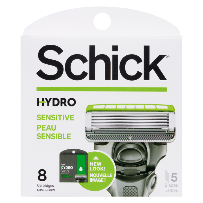 Schick Hydro Sensitive 5 Blades 8 Cartridges