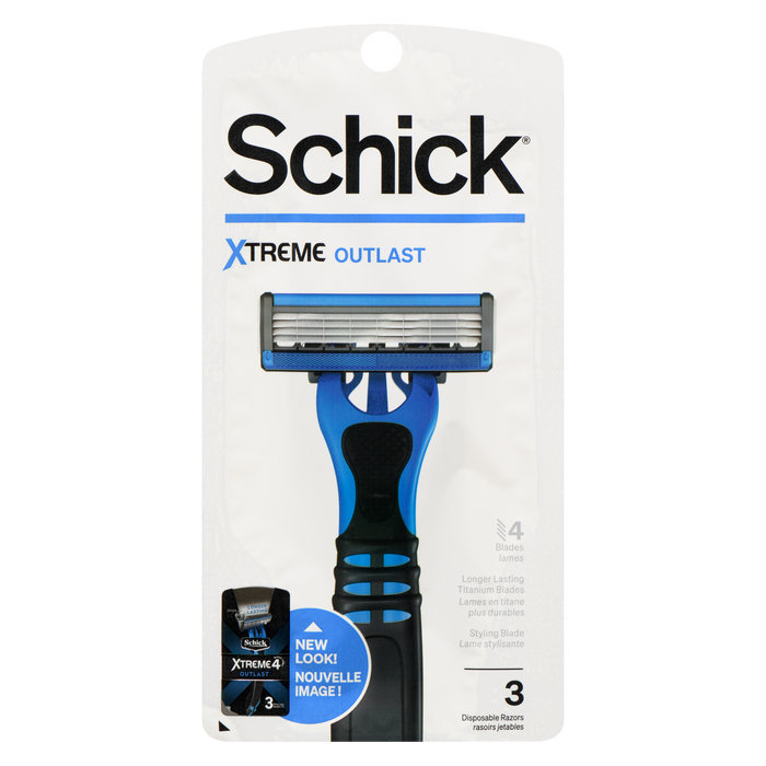 Schick Xtreme Disposable Razors Outlast 4 Blades