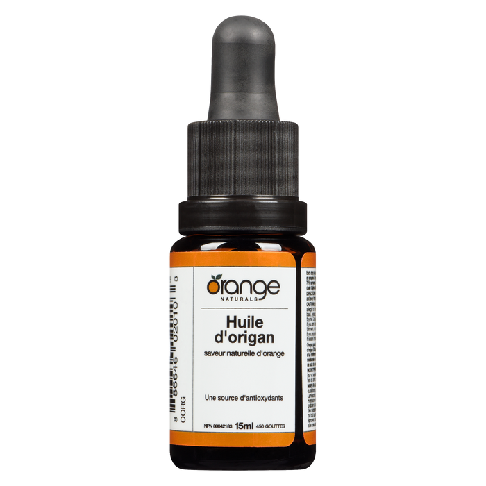 Huile d'origan Orange Naturals Arôme naturel d'orange 450 gouttes 15 ml