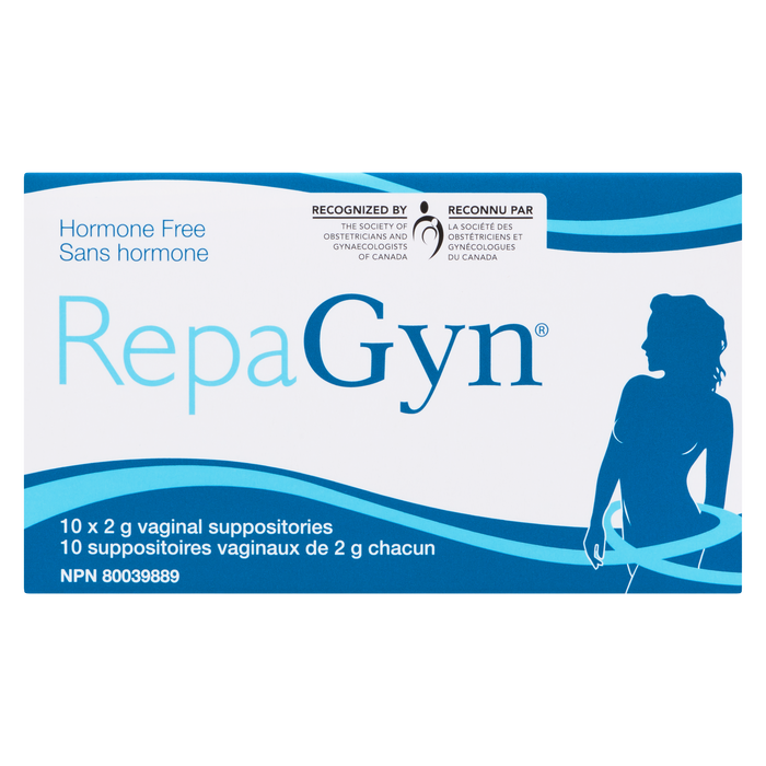 RepaGyn 10 suppositoires vaginaux x 2 g