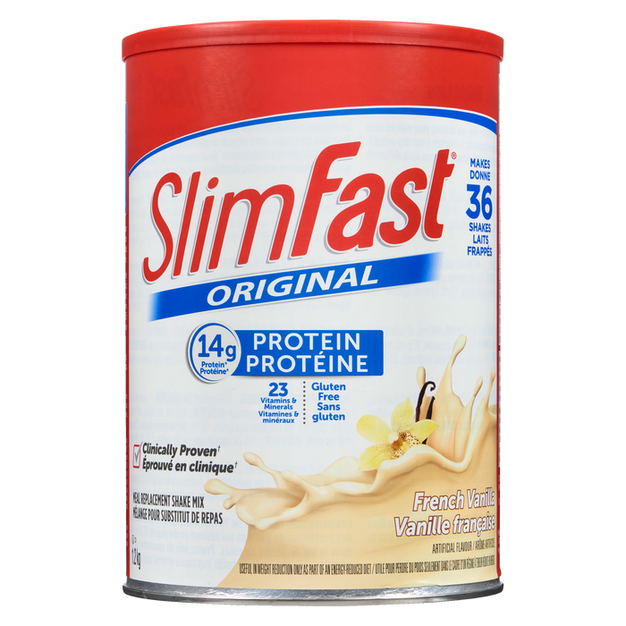 SlimFast Original Meal Replacement Shake Mix French Vanilla 1.2 kg