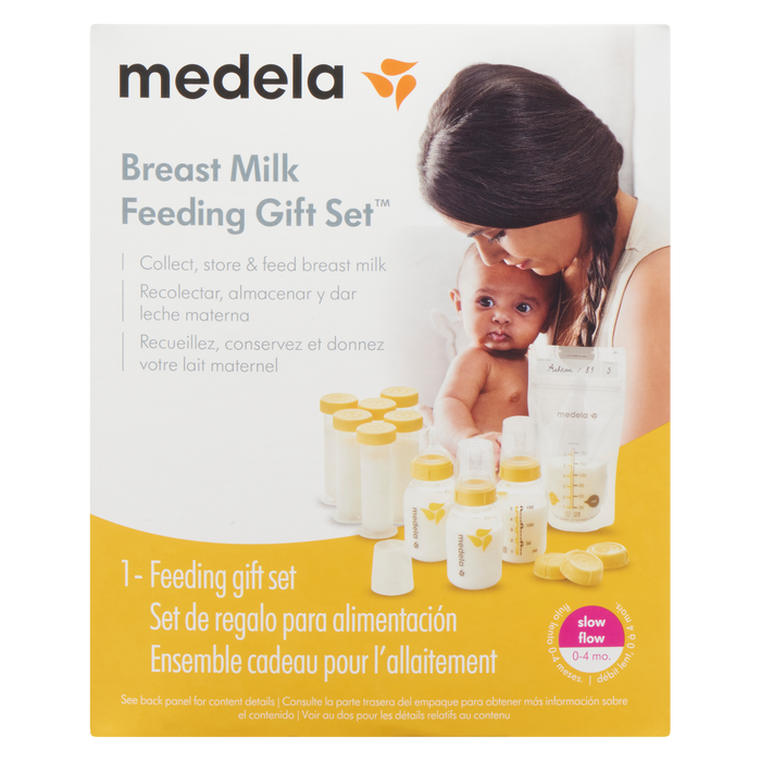 Coffret cadeau d'allaitement au lait maternel Medela Débit lent 0-4 mois Coffret cadeau d'allaitement 1