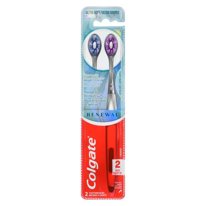 Colgate Ultra Soft Renewal 2 Toothbrushes