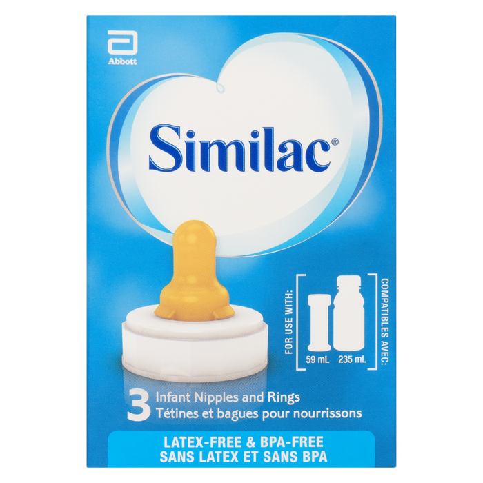 Similac 3 Infant Nipples and Rings