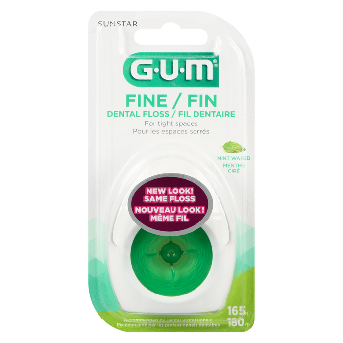 GUM Dental Floss Fine Mint Waxed