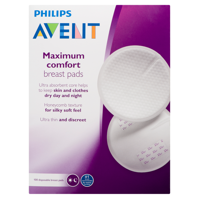 Philips Avent Breast Pads Maximum Comfort 100 Disposable Breast Pads