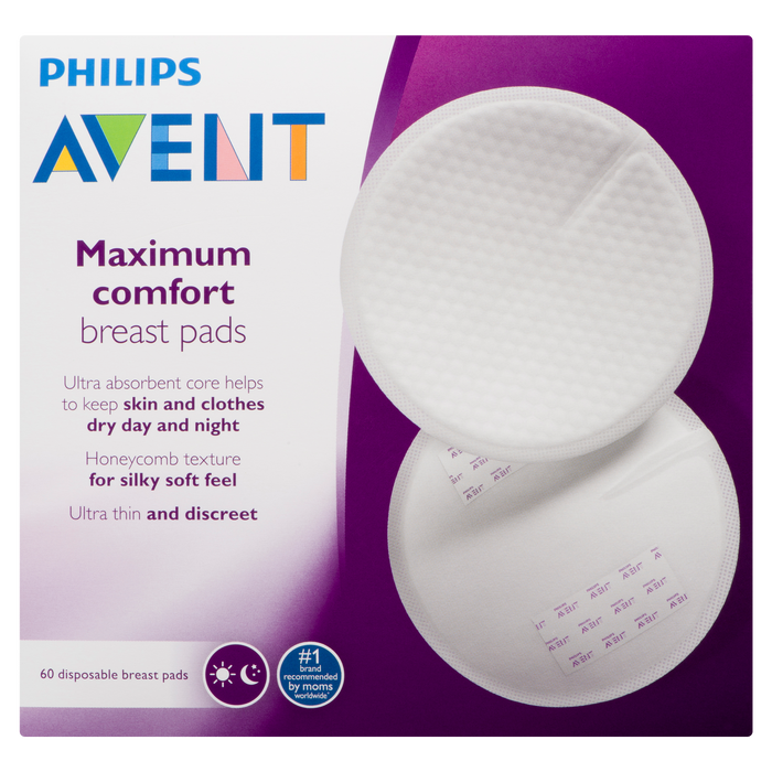 Philips Avent Breast Pads Maximum Comfort 60 Disposable Breast Pads