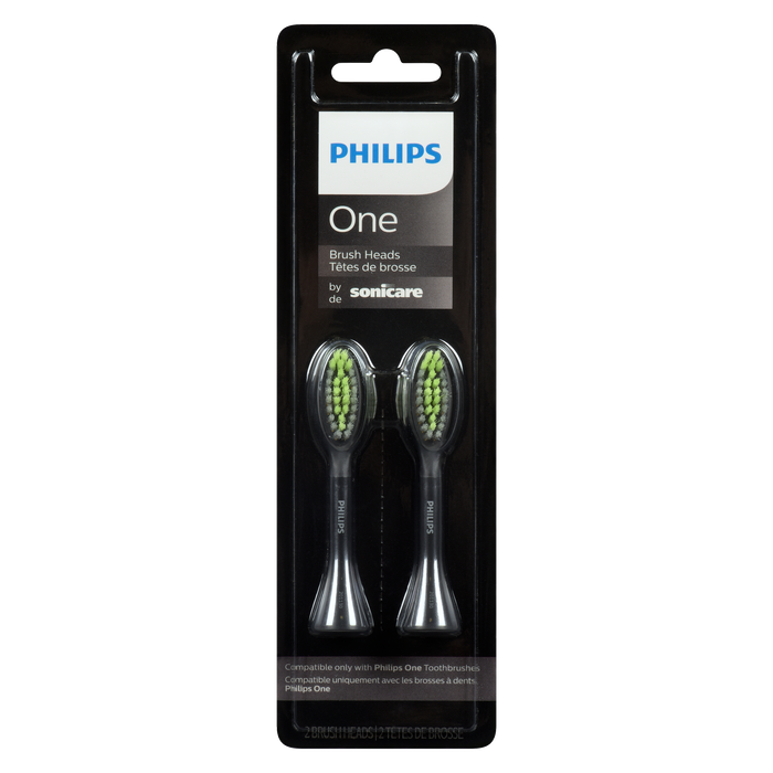 Philips One Sonicare Brush Heads 2 Replacement Brush Heads