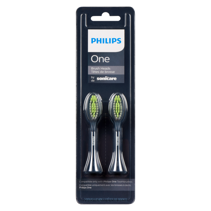 Philips One Sonicare Brush Heads 2 Replacement Brush Heads