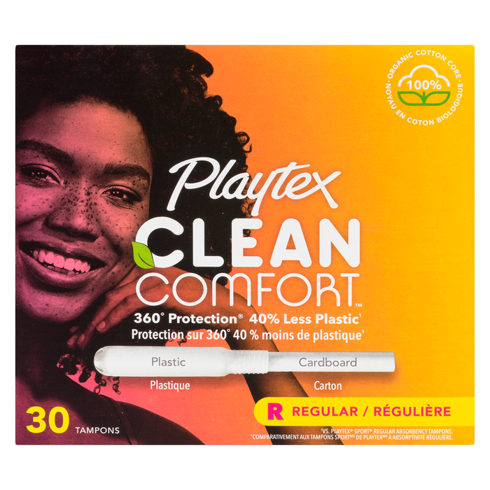 Lot de 30 tampons Playtex Clean Comfort Regular