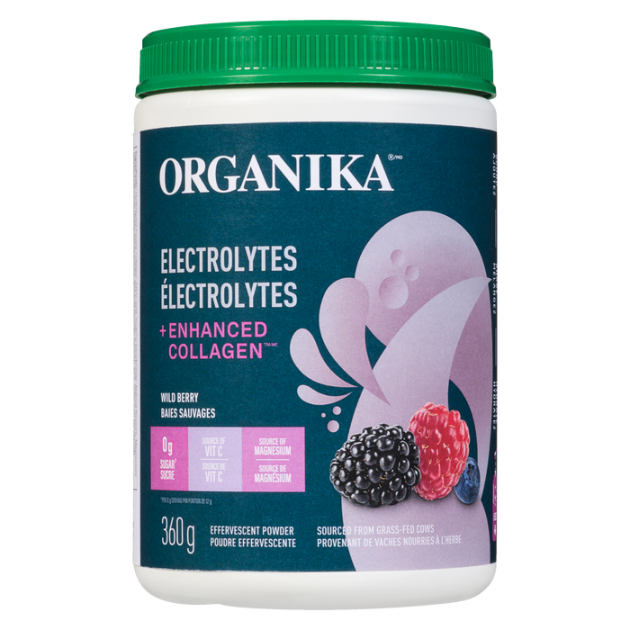 Organika Effervescent Powder Wild Berry 360 g