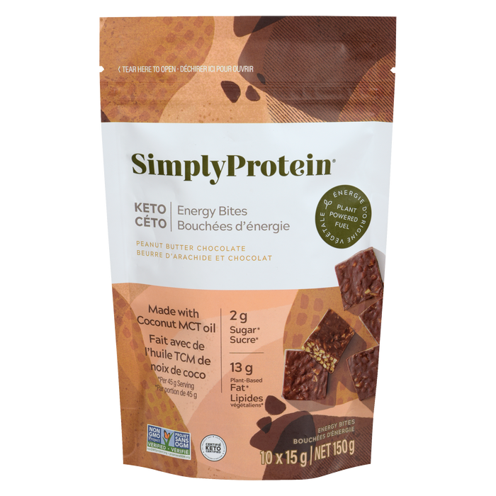 SimplyProtein Energy Bites Peanut Butter Chocolate 10 Energy Bites x 15 g (150 g)