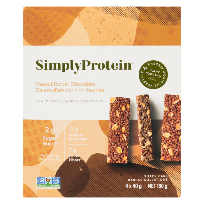 SimplyProtein Snack Bars Peanut Butter Chocolate 4 x 40 g (160 g)