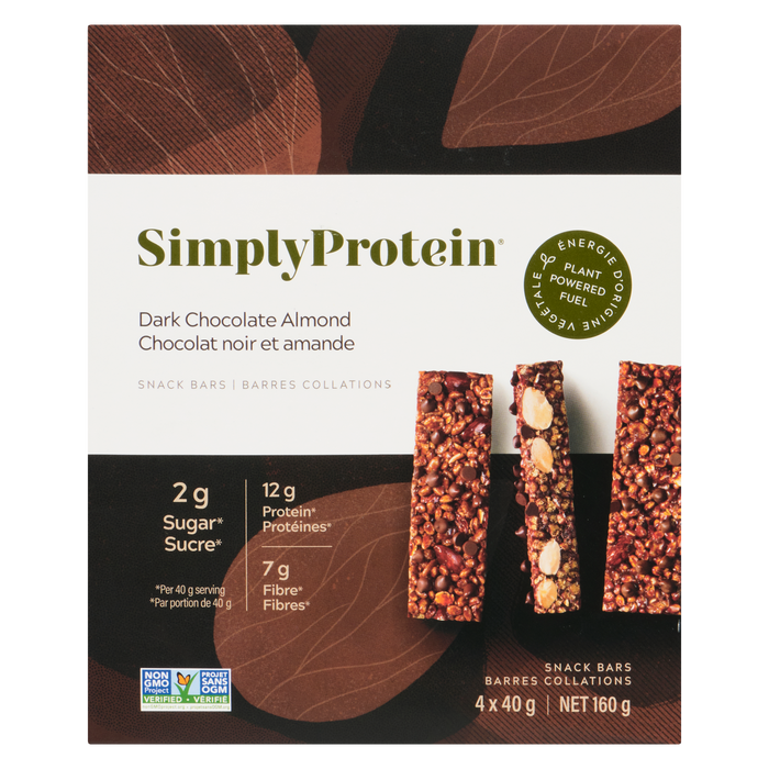 SimplyProtein Snack Bars Dark Chocolate Almond 4 x 40 g (160 g)