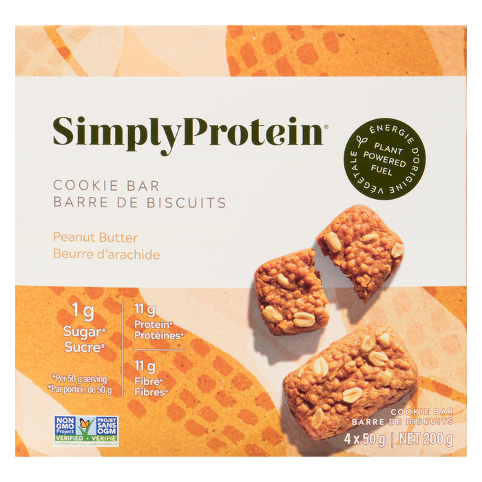 SimplyProtein Cookie Bar Peanut Butter 4 x 50 g (200 g)