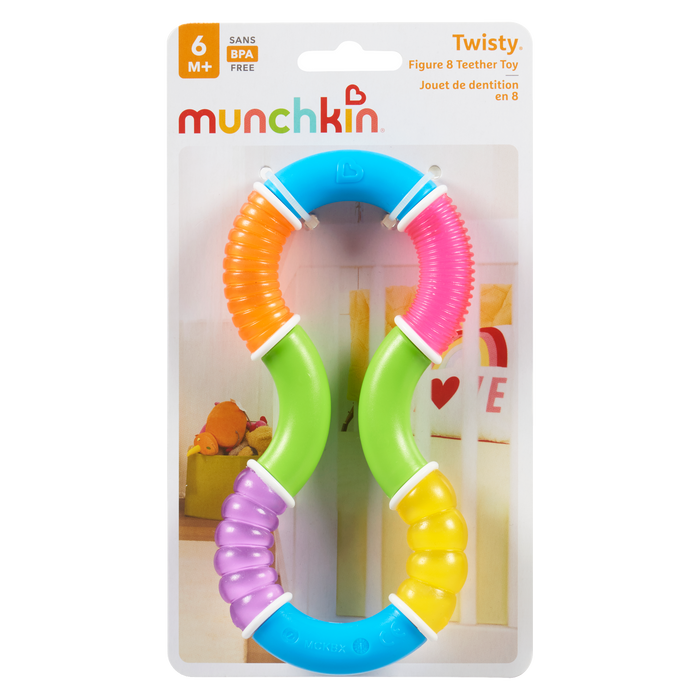 Jouet de dentition Munchkin Twisty 6 m+ en forme de 8