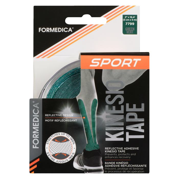 Formedica Sport Reflective Adhesive Kinesio Tape 7799 Green