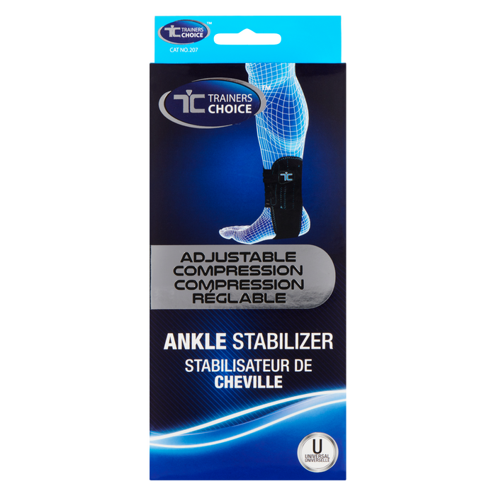 Stabilisateur de cheville Trainers Choice - Compression réglable universelle