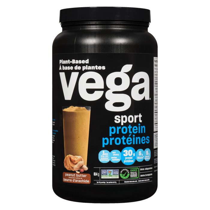 Vega Sport Protein Drink Mix Peanut Butter Flavoured 814 g