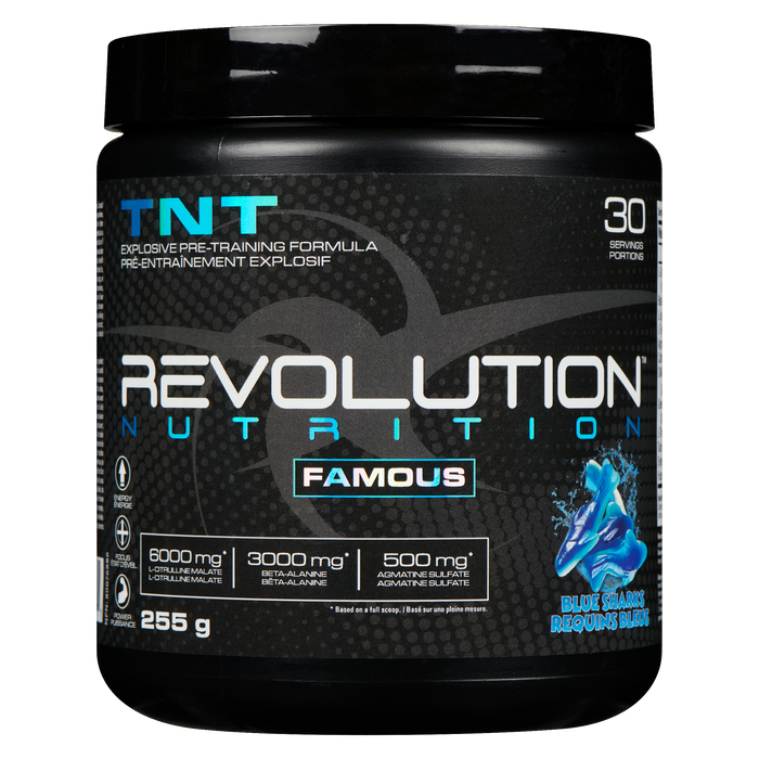 Revolution Nutrition TNT Famous Blue Sharks 255 g