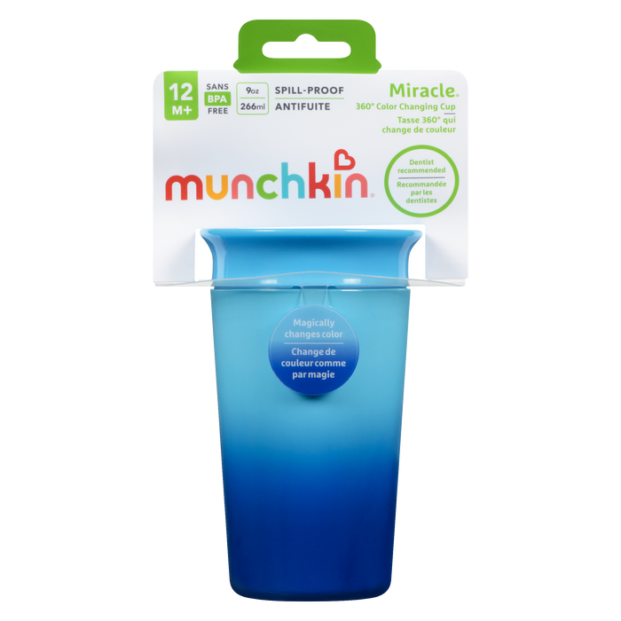 Tasse à changement de couleur Munchkin Miracle 360º 12 M+ 266 ml