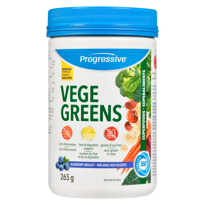 Progressive VegeGreens Superfoods Blueberry Medley 265 g