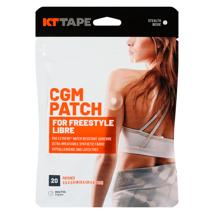 Patch KT Tape CGM pour Freestyle Libre Stealth Beige 20 patchs