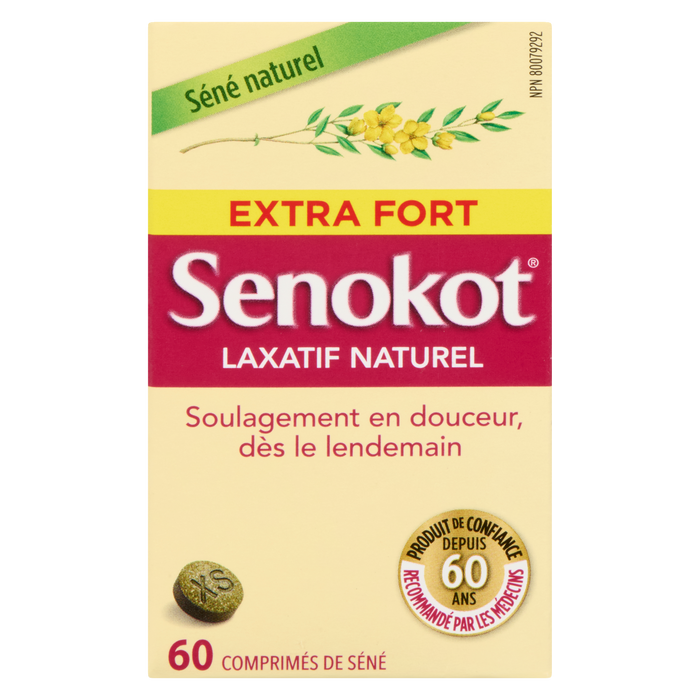 Senokot Natural Laxative Extra Strength 60 Senna Tablets