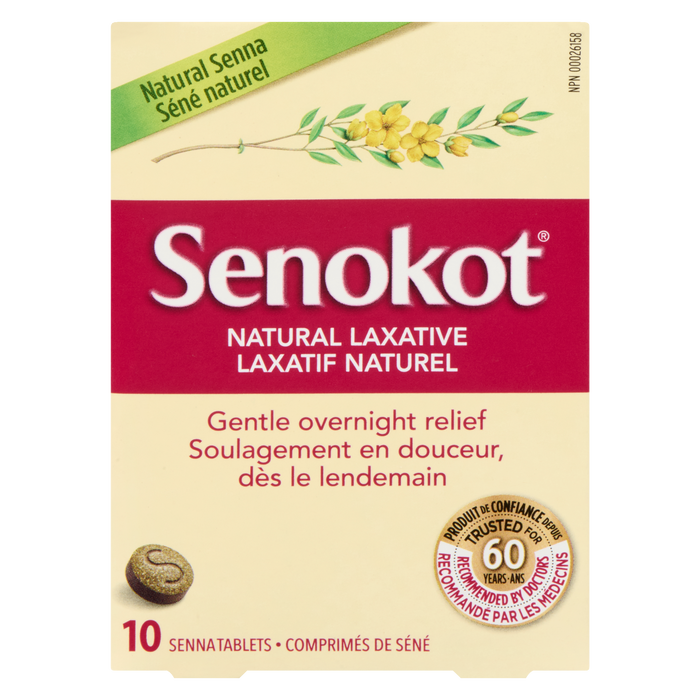 Senokot Laxatif naturel 10 comprimés de séné