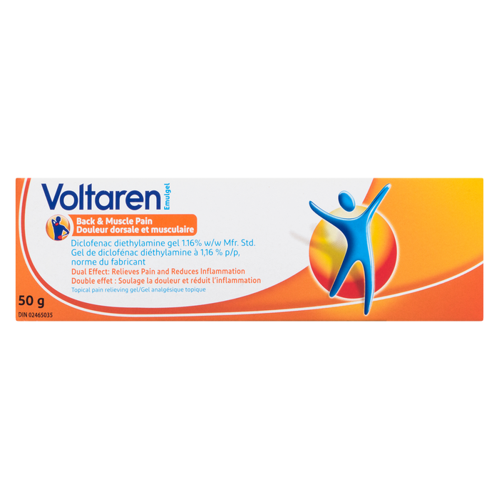 Voltaren Emulgel Topical Pain Relieving Gel Back & Muscle Pain 50 g