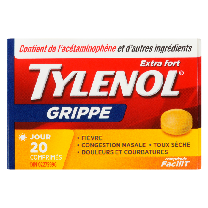 Tylenol Flu Extra Strength Daytime 20 Tablets