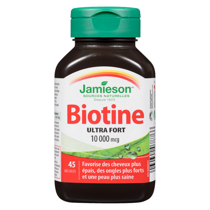 Jamieson Biotine Ultra Fort 10 000 mcg 45 Gélules