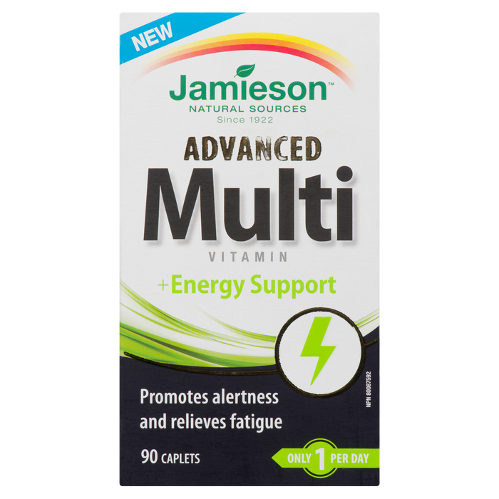 Jamieson Advanced Multivitamin + Energy Support 90 Caplets