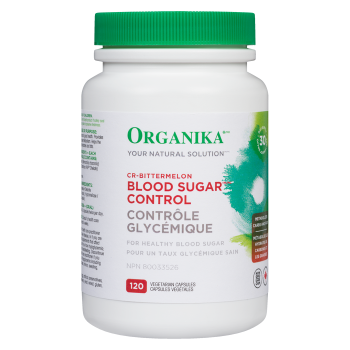 Organika Blood Sugar Control 120 Vegetarian Capsules