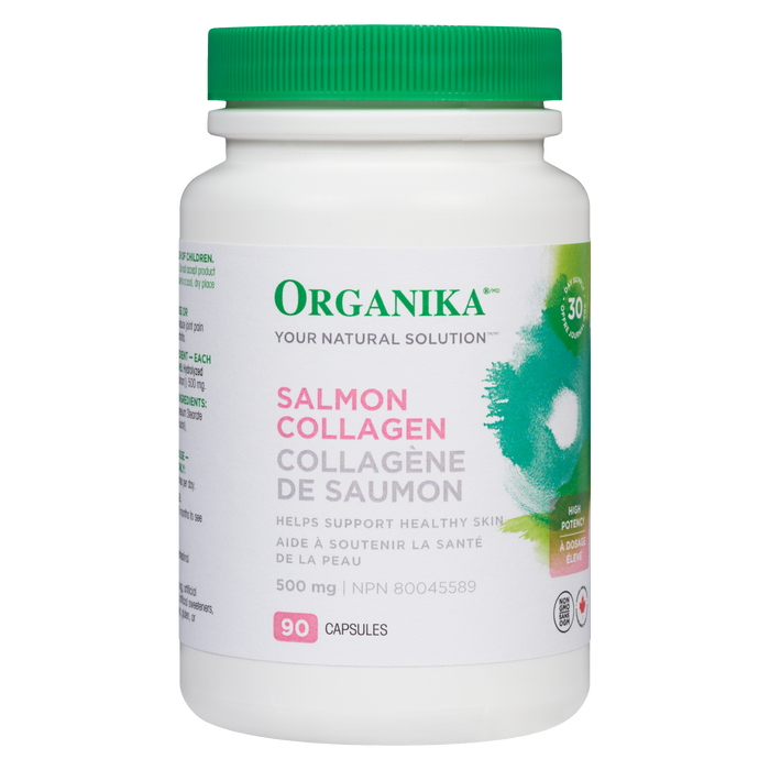 Organika Salmon Collagen 500 mg 90 Capsules