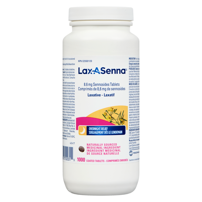 Lax-A Senna Laxative 1000 Coated Tablets