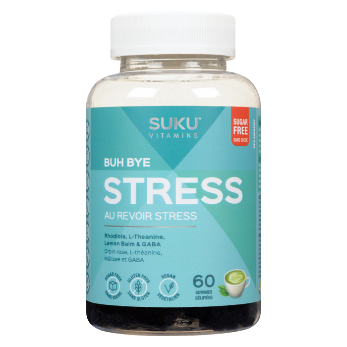 SUKU Vitamins Buh Bye Stress 60 Gummies