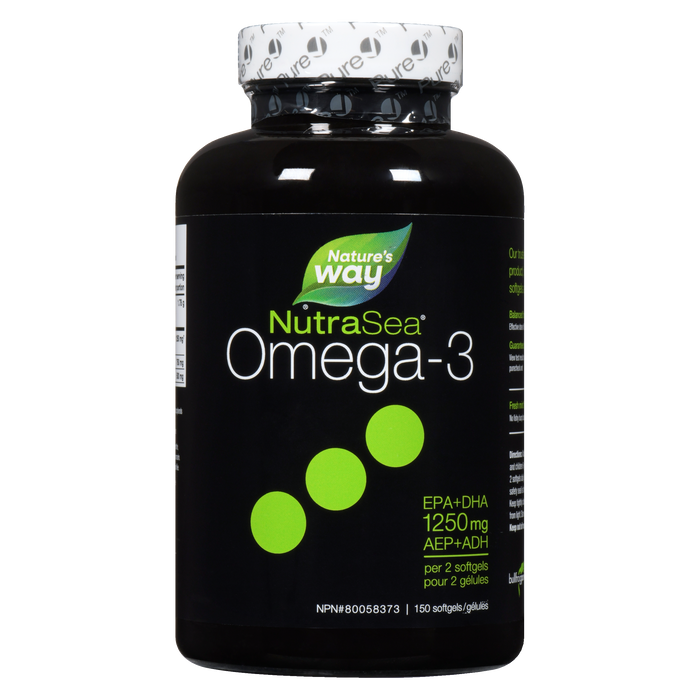 Nature's Way NutraSea Omega-3 Fresh Mint Flavour 150 softgels