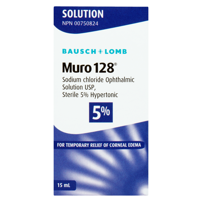 Bausch + Lomb Muro 128 Solution 5% 15 ml