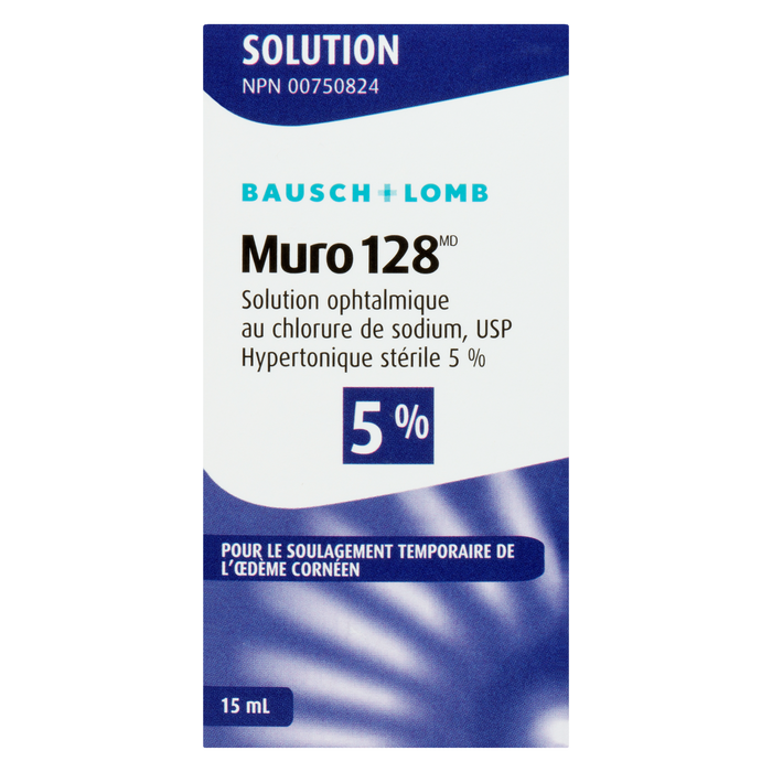 Bausch + Lomb Muro 128 Solution 5% 15 ml