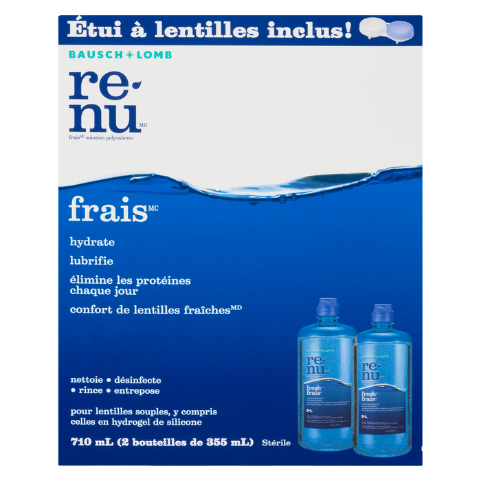 Renu Fresh Multi-Purpose Solution Sterile 2 x 355 ml Bottles (710 ml)